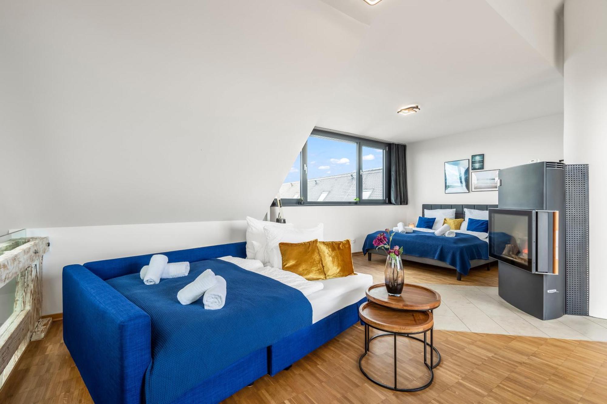 Dnd Design Loft I 170Qm I Parken I Balkon I Workstation I Netflix I Kaffee I Waschmaschine I Trockner I Xbox I Ausblick Apartment Wurzburg Luaran gambar